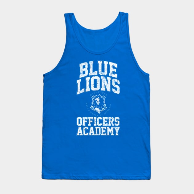 Blue Lions Officers Academy Tank Top by huckblade